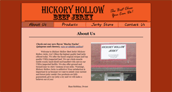 Desktop Screenshot of hickoryhollowjerky.com