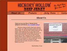 Tablet Screenshot of hickoryhollowjerky.com